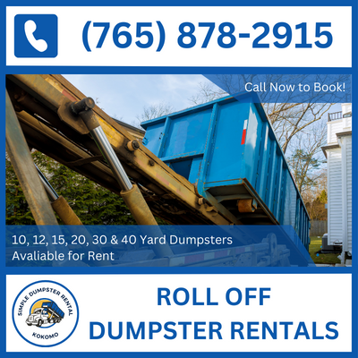 Roll Off Dumpster Rental Kokomo - Affordable Prices - 10, 20, 30 & 40 Yard